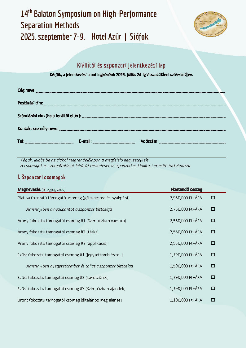 Application form
